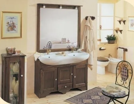 arredare un bagno in arte povera