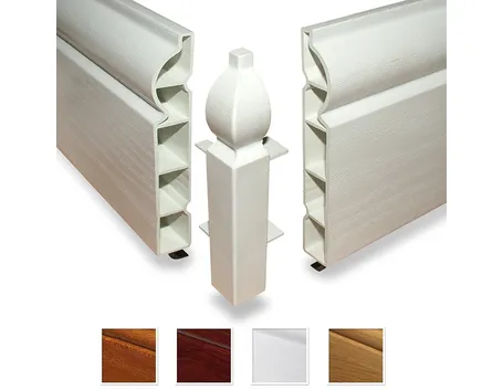 Componenti per zoccolini in pvc