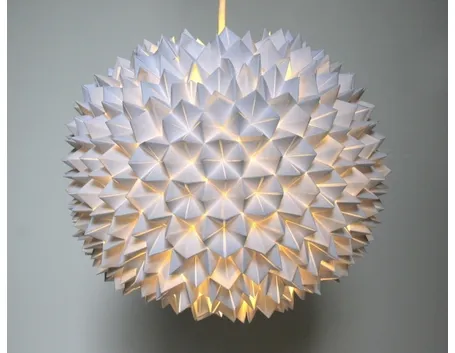 esempio di lampada in carta