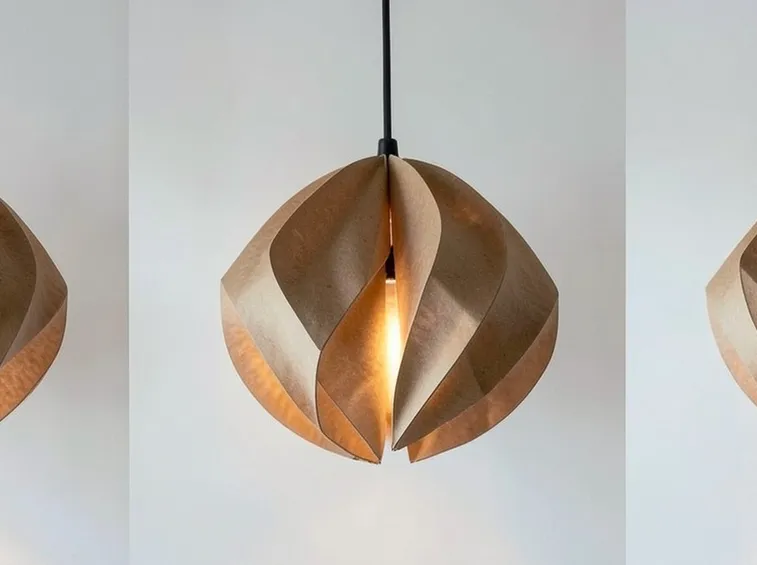 Lampade in cartone