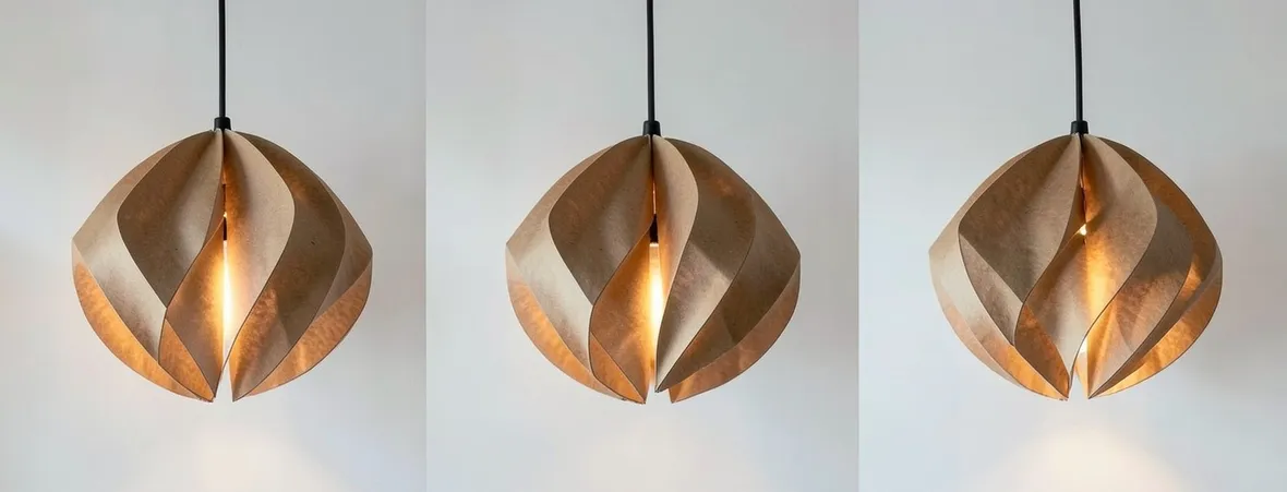 Lampade in cartone