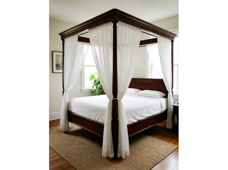 letto a baldacchino