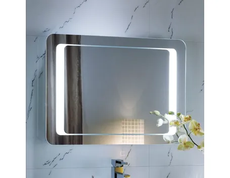 Specchio con luci in bagno
