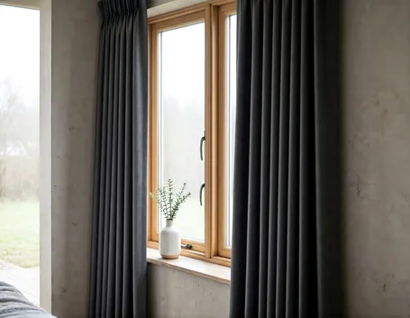 Come funziona una tenda termica davanti alla finestra