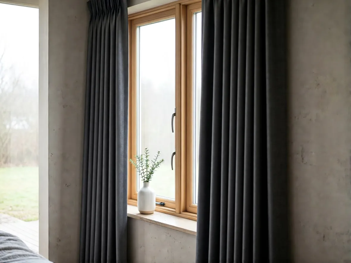 Come funziona una tenda termica davanti alla finestra