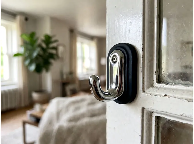Ganci magnetici sui telai metallici e smontaggio senza segni a fine festa