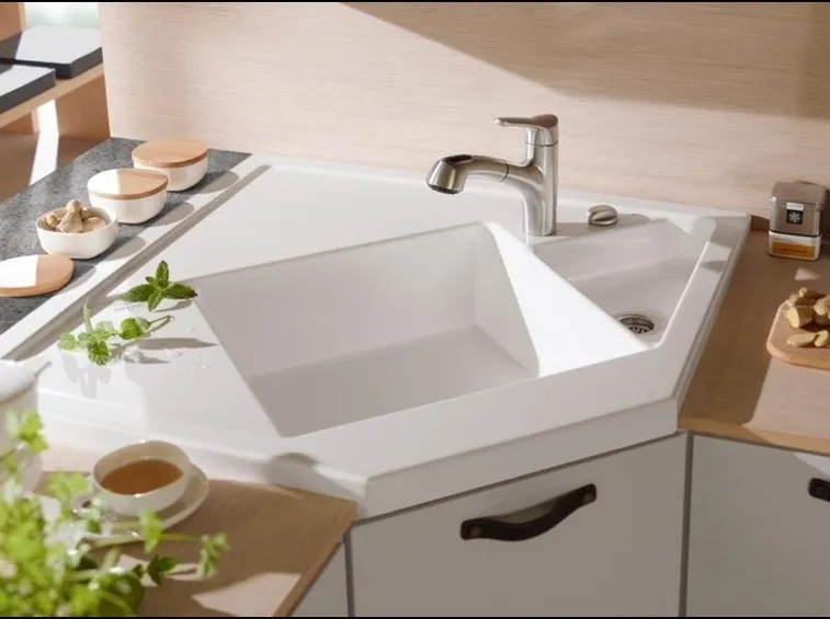 Lavello cucina angolare