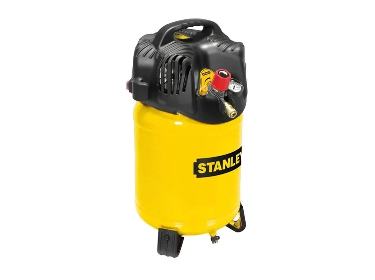Un compressore portatile Stanley verticale
