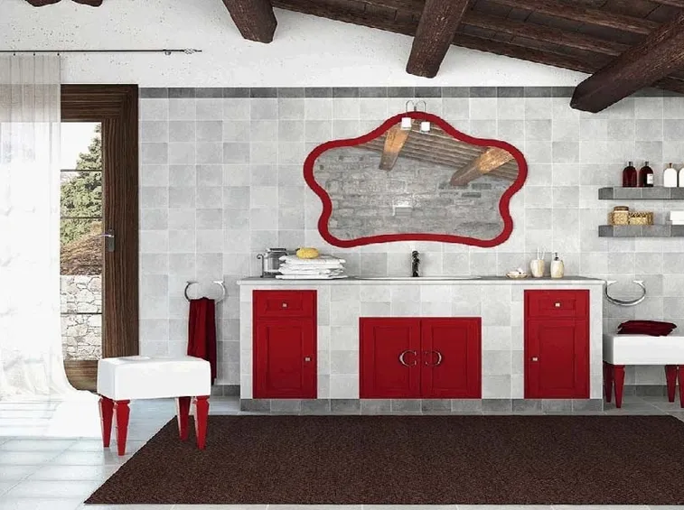 Bagno in muratura moderno