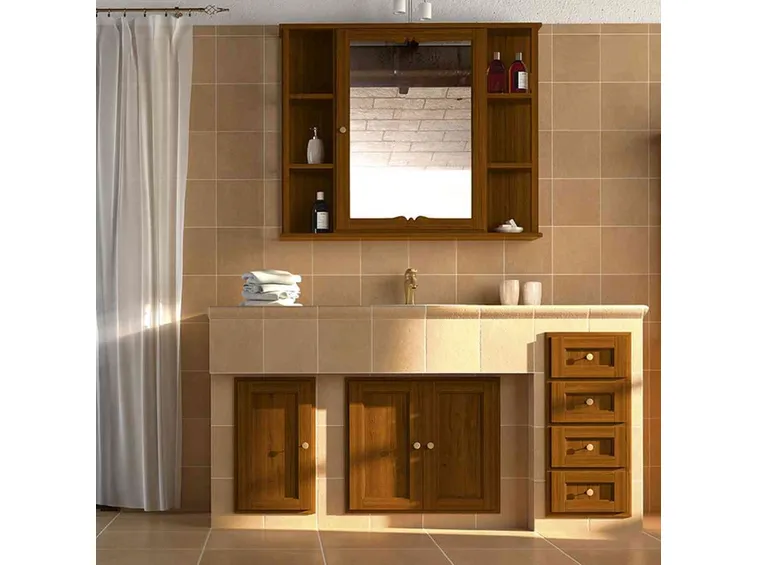 Bagno in muratura classico