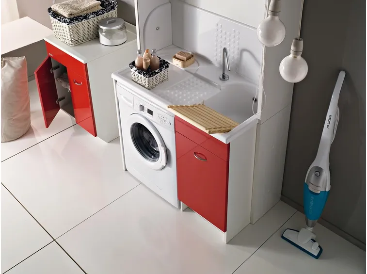 bagno con lavanderia