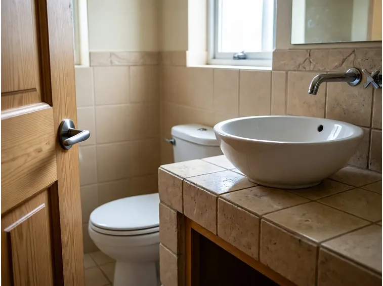 lavabo in muratura