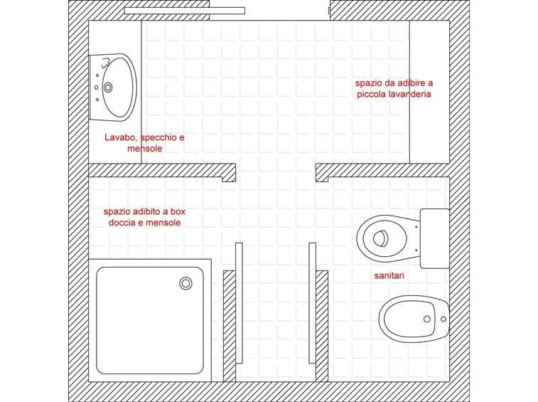 progetto bagno