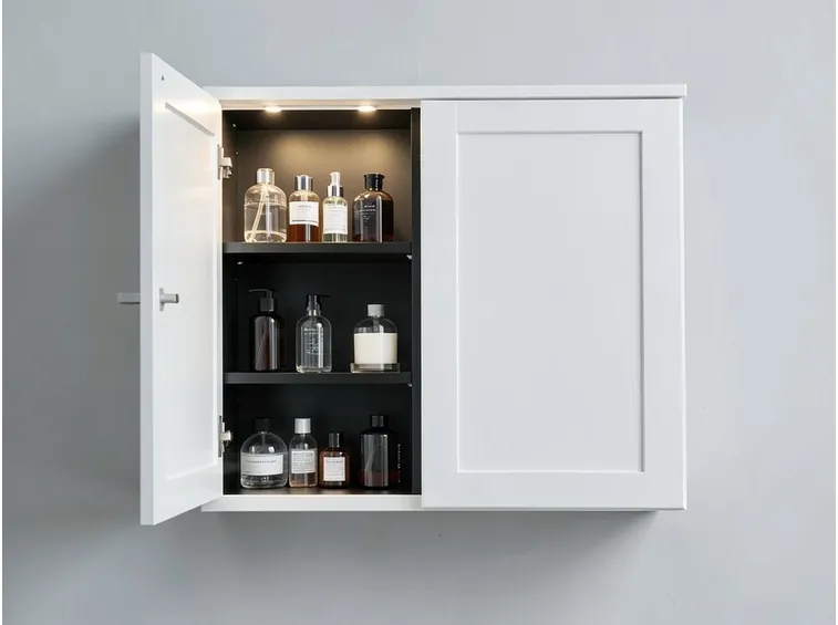 Specchio contenitore per bagno