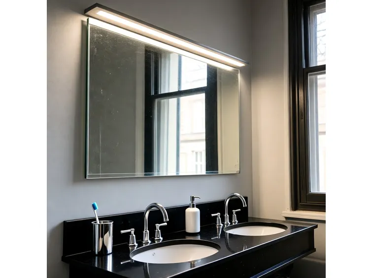 Specchio con illuminazione interna