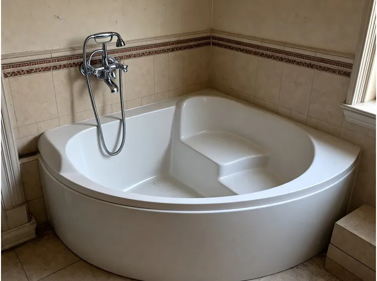 vasca ad angolo per il bagno