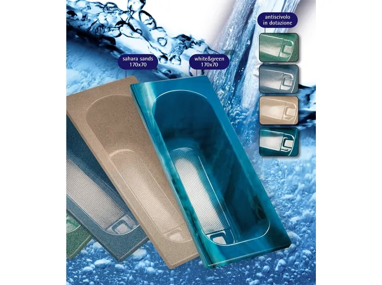 vasche da bagno colorate