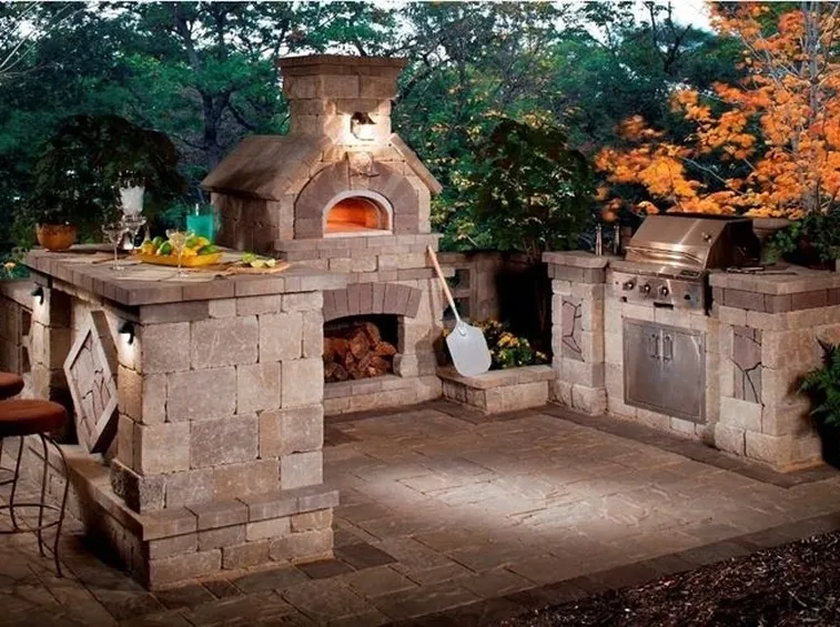cucina in giardino