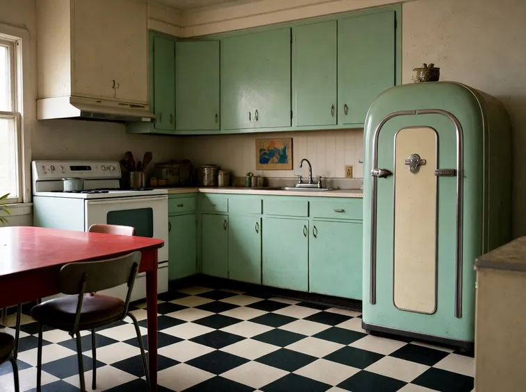 Elementi caratteristici cucina anni 50