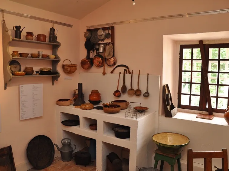 cucina in muratura e legno