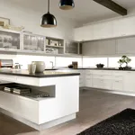 Cucina con penisola Timeline Aster