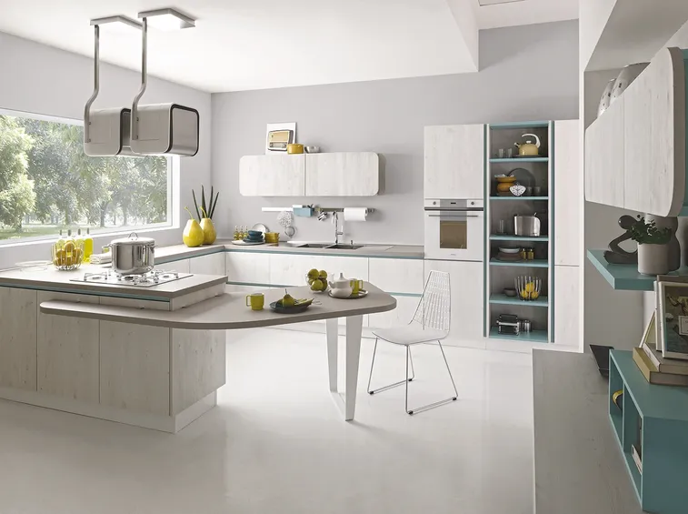 cucina con penisola Lube Immagina