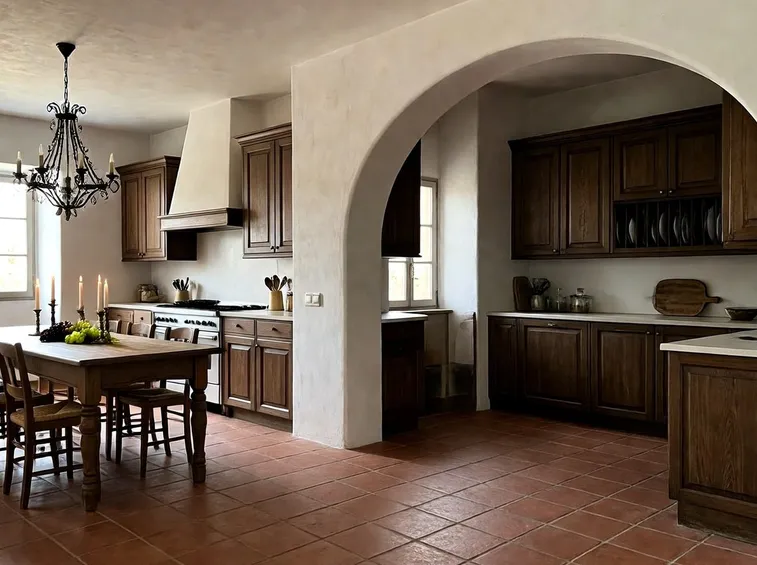 Esempio cucina in muratura