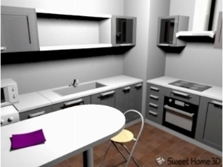 progettare cucina con sweet home