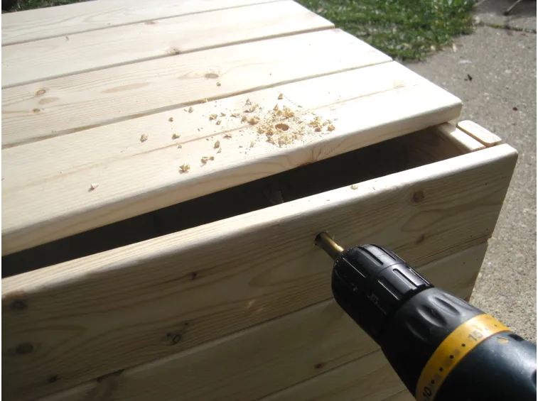 costruire cassapanca in legno
