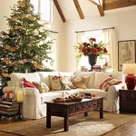 casa decorata per Natale