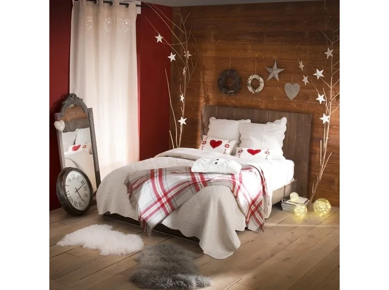 camera decorata per Natale