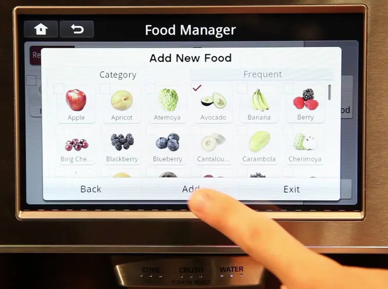 display frigorifero smart