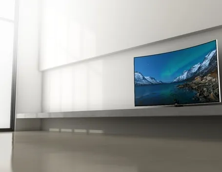 esempio di tv curvo samsung