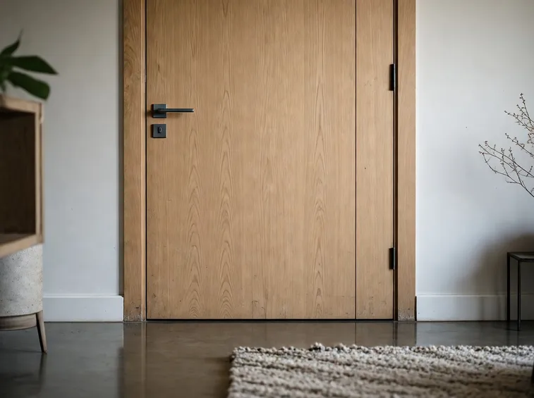 Porta a battente in legno