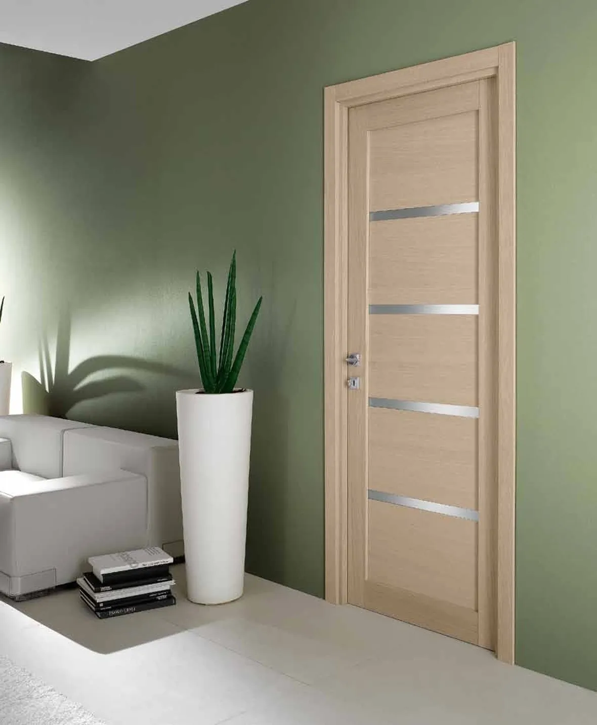 porte in rovere sbiancato
