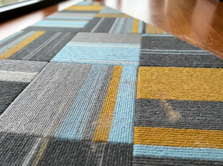 moquette moderna a quadrelle