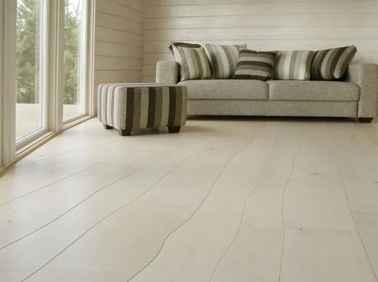 esempio di parquet curvo