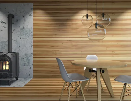 Rivestimento per parete in legno