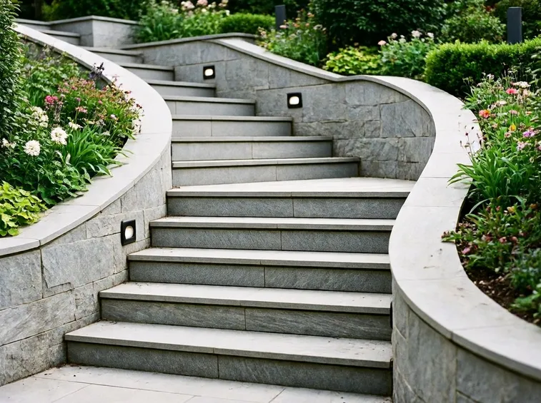 scala in giardino
