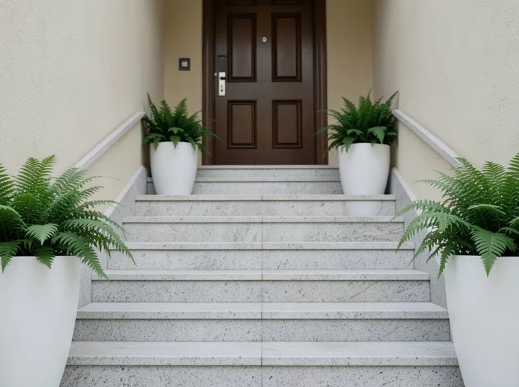 rivestimento di una scala esterna