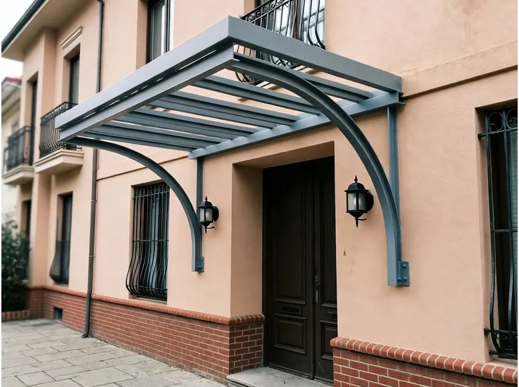 pensilina scala esterna