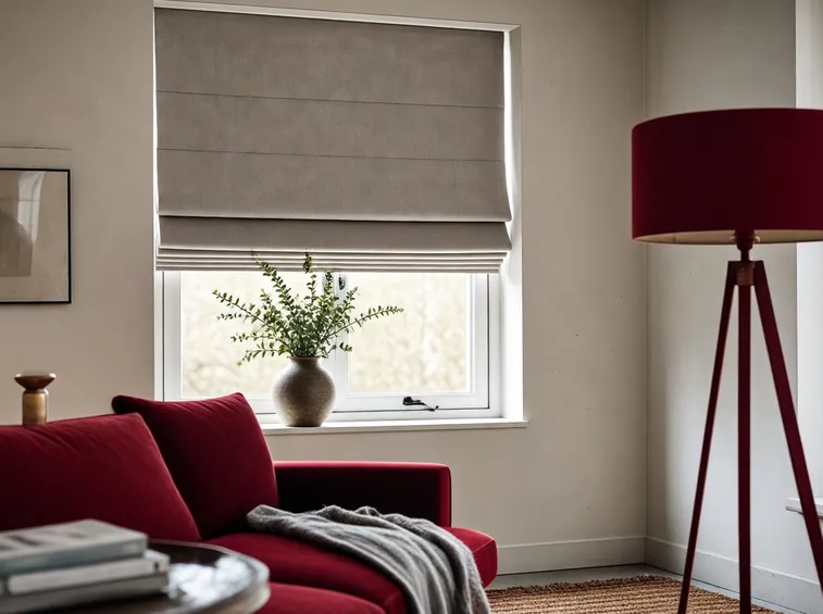 ambiente moderno con tenda a pacchetto