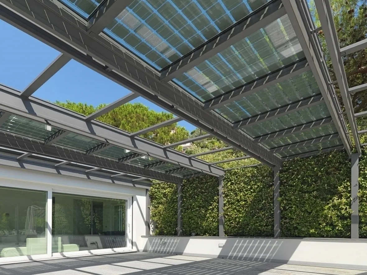 pergola fotovoltaica