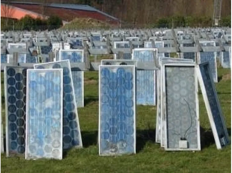 Smaltimento pannelli fotovoltaici
