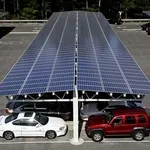 Pensilina fotovoltaica