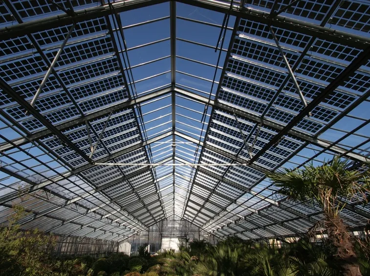 esempio di serra fotovoltaica