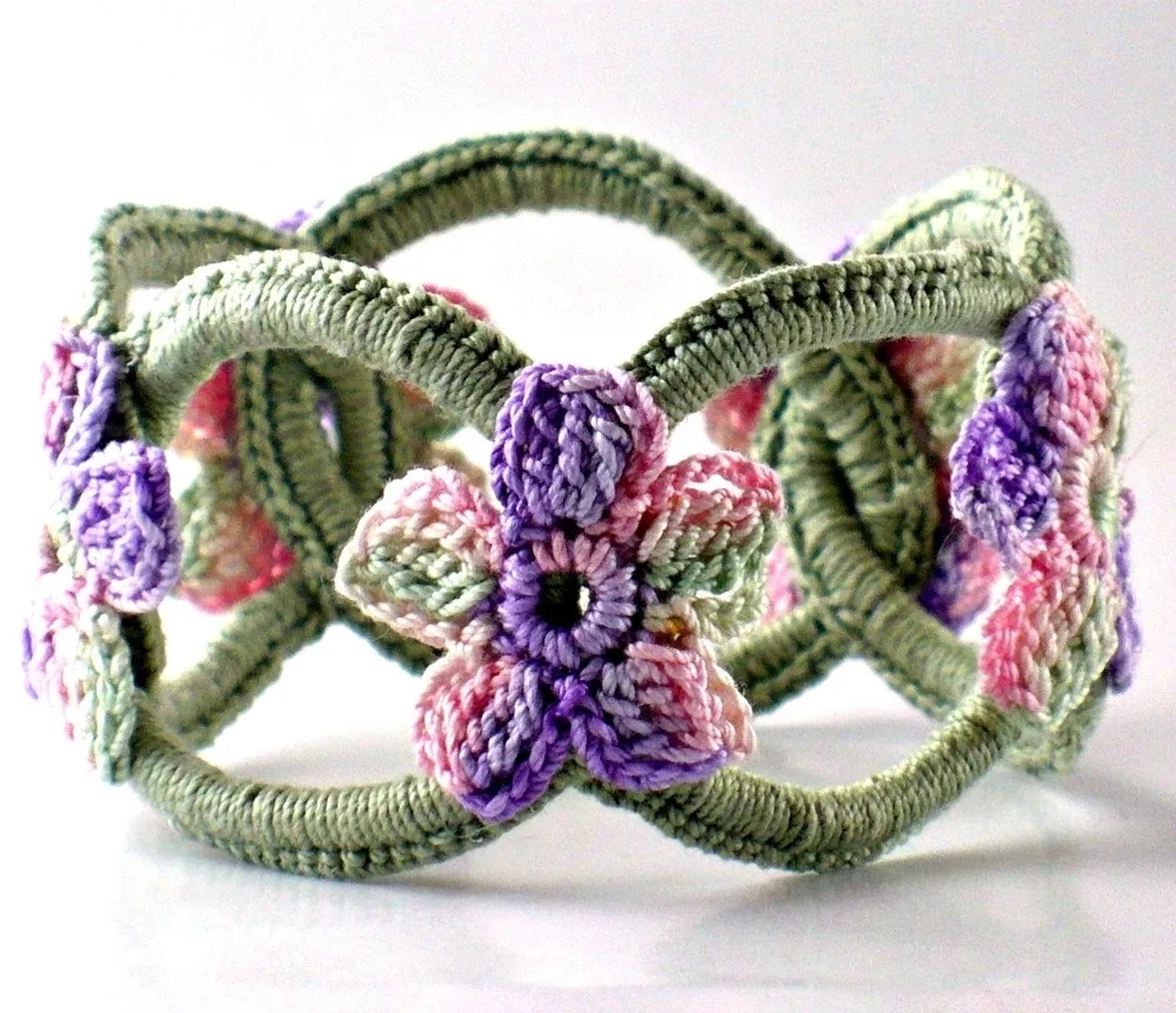 bracciali all'uncinetto