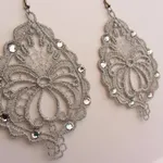 orecchini pizzo macramè