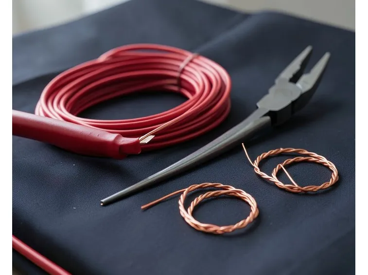 Anelli e bracciali da vecchi cavi elettrici