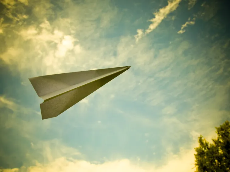 aereo di carta